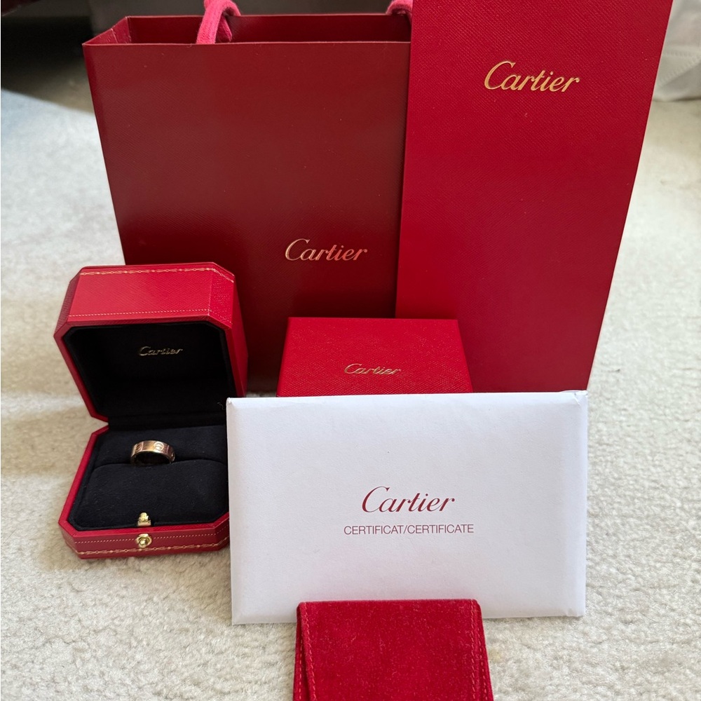 Cartier Certificate with Red Holder